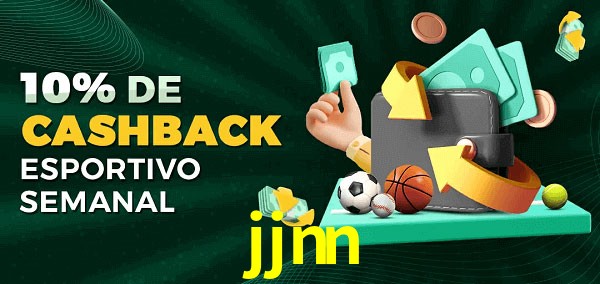 10% de bônus de cashback na jjnn